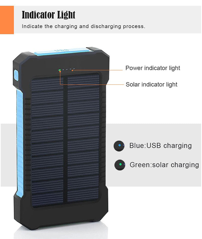 Solar Power Bank (30000mAh)
