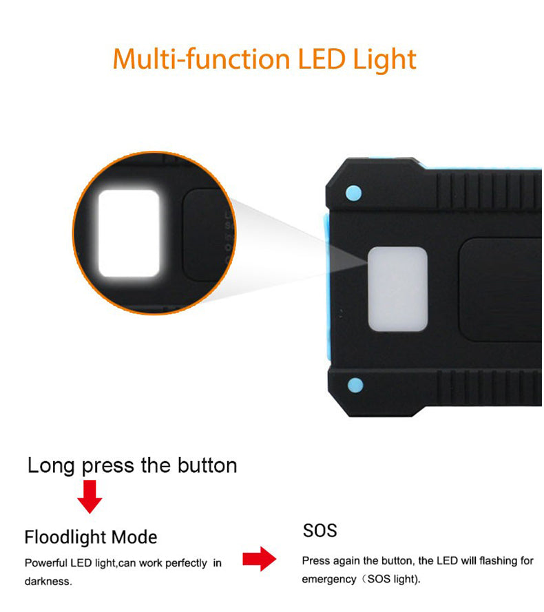 Solar Power Bank (30000mAh)